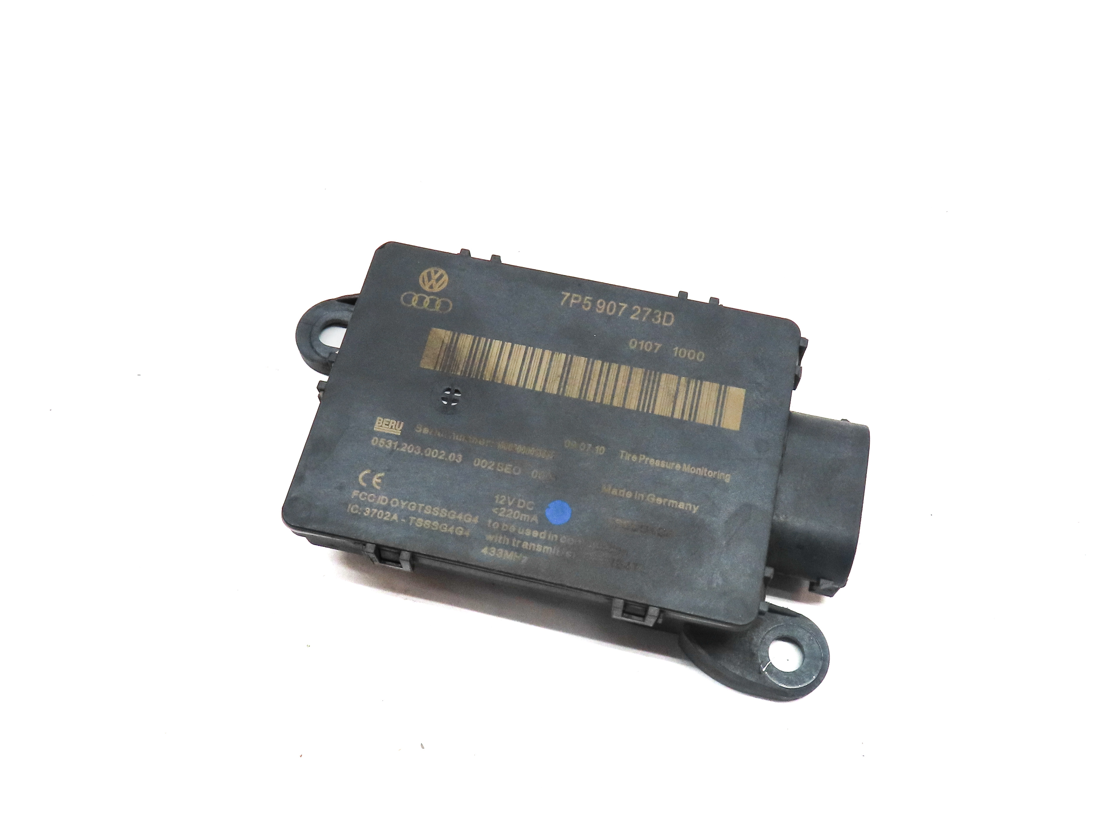 2011 PORSCHE CAYENNE (958) TIRE PRESSURE MONITORING TPMS CONTROL MODULE — exact item pictured